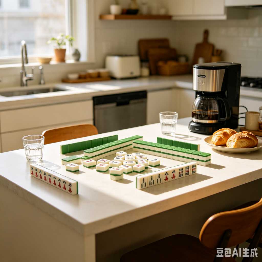 colorful mini mahjong tiles