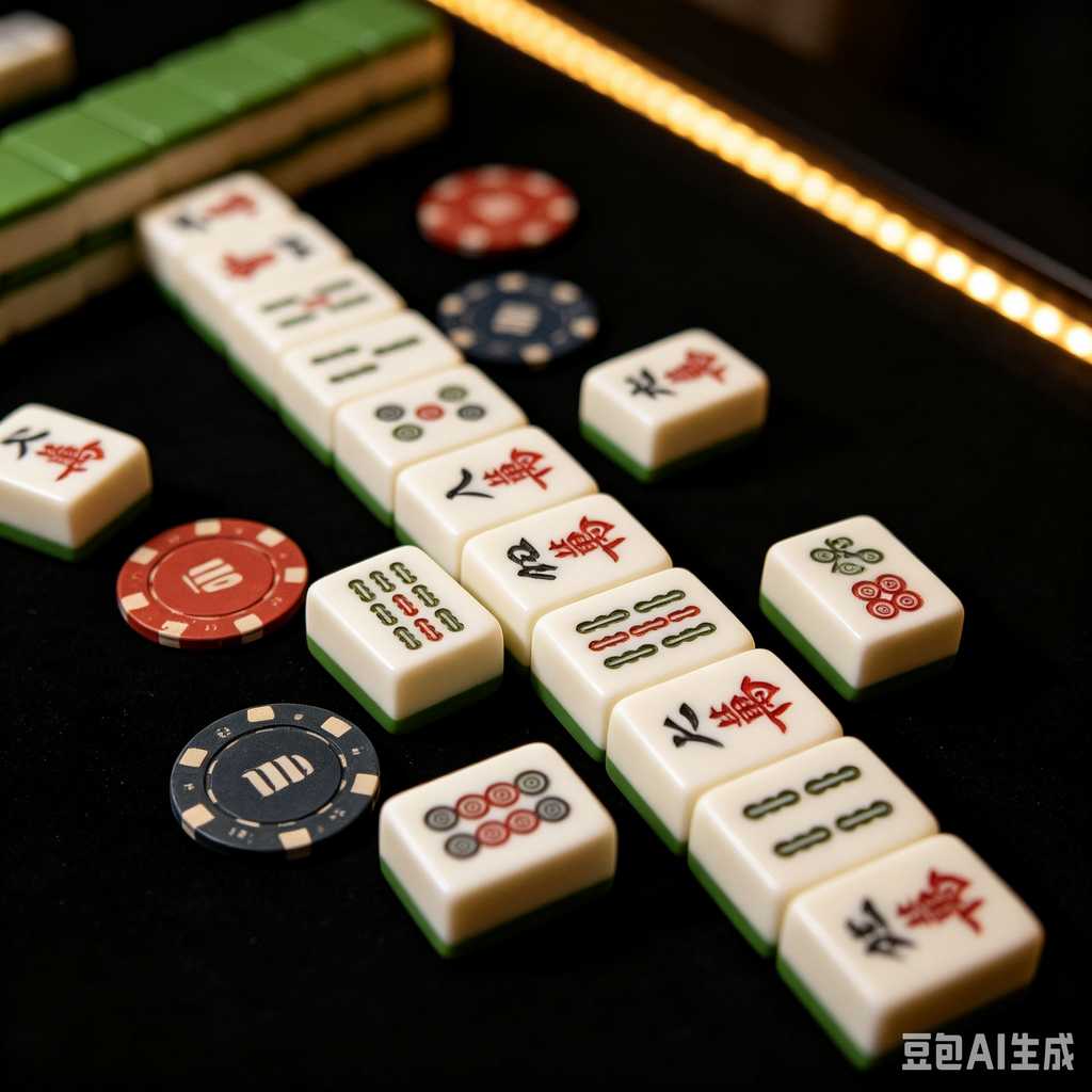 decorative text mahjong set